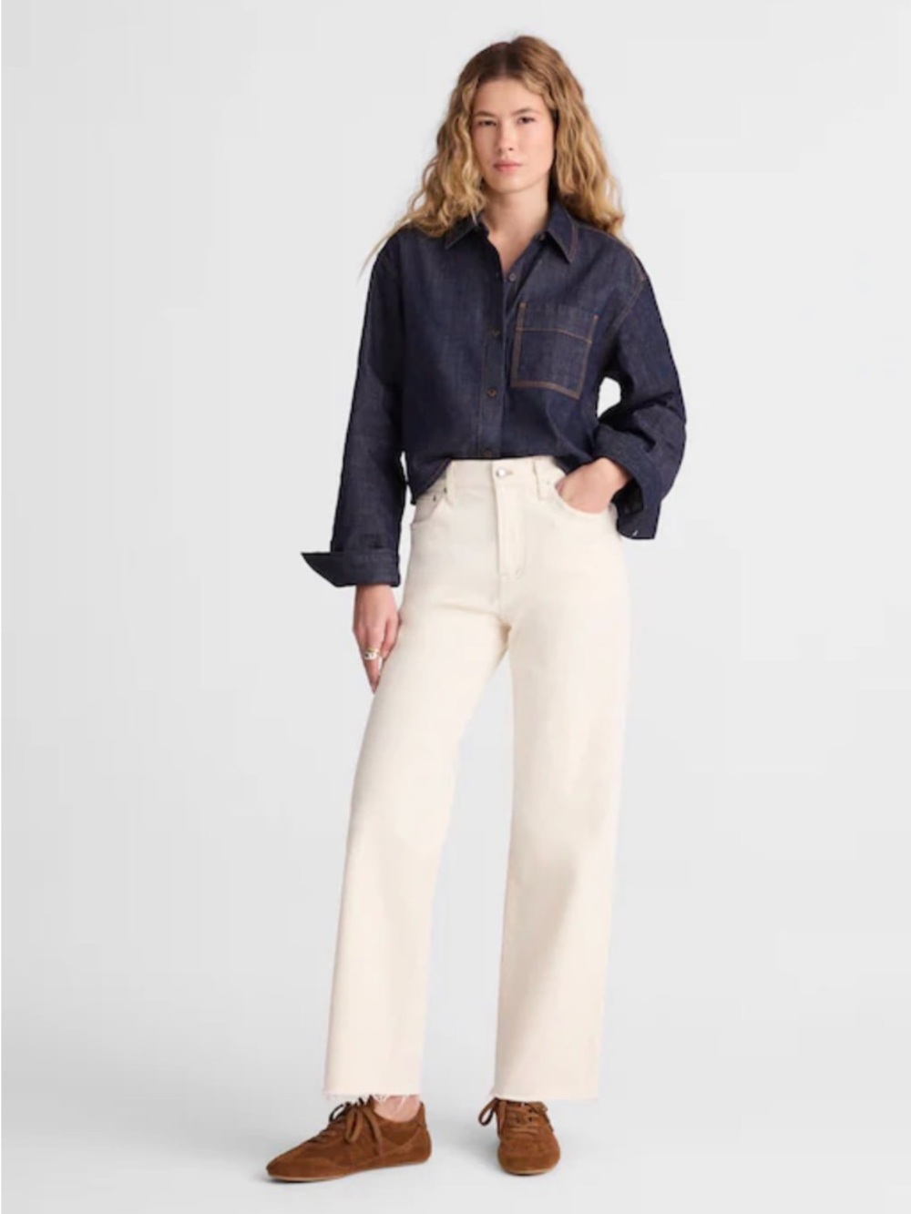 Madewell The Short Perfect Vintage Wide-Leg Crop Jean NWOT